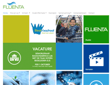 Tablet Screenshot of fluenta.nl